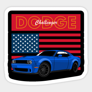 challenger rt Muscle Cars Sticker